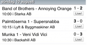 matcher 10 augusti